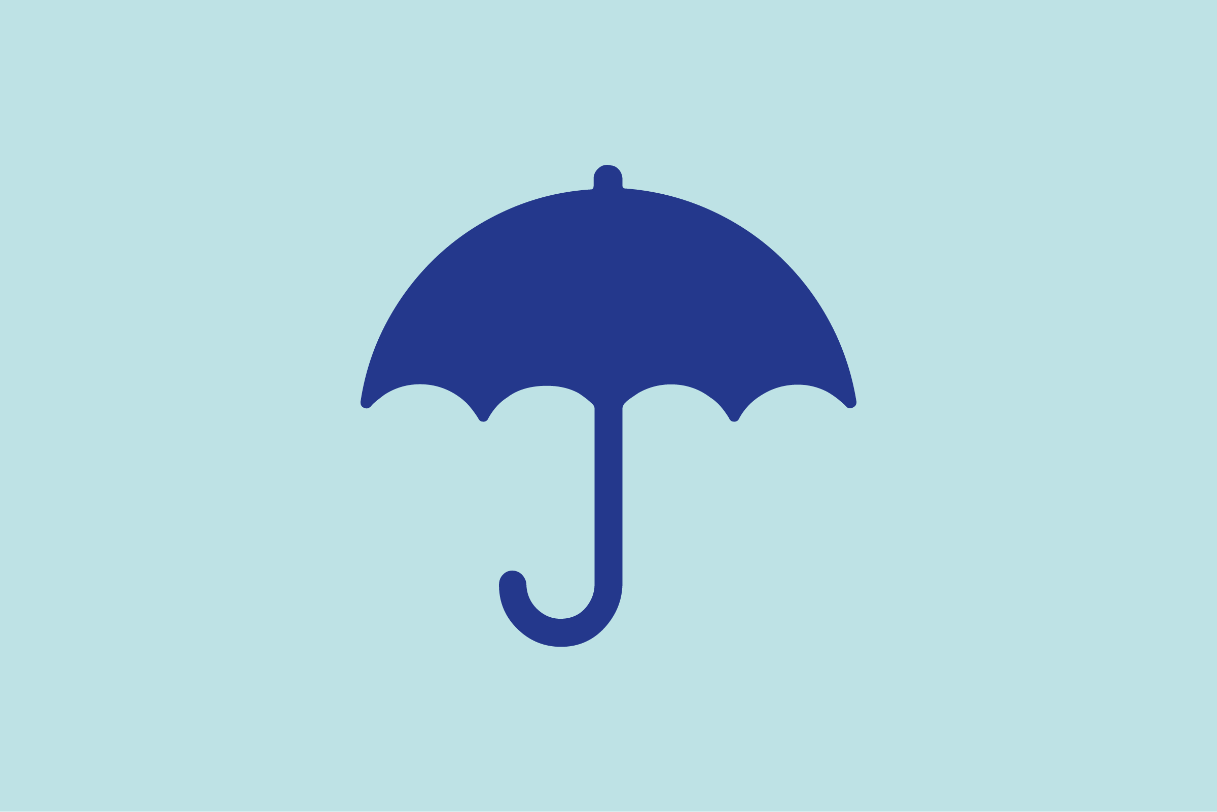 Piktogram af paraply
